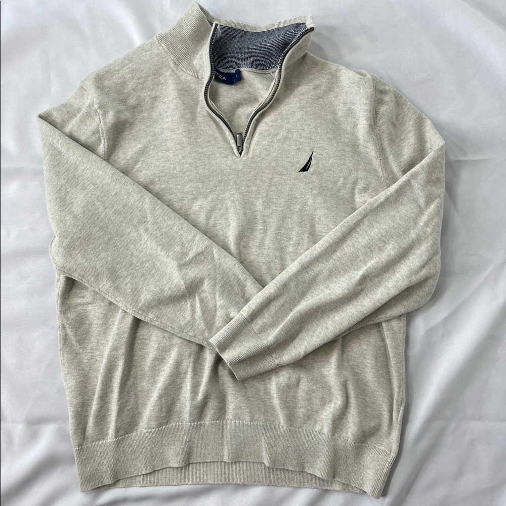 Nautica Mens Pull Over sweater L
